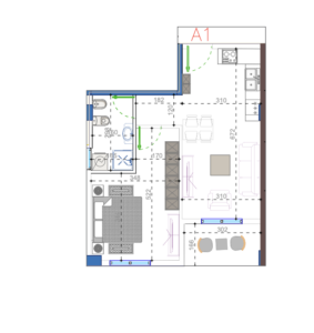 pudoris apartmán Oriental 59,4 m2